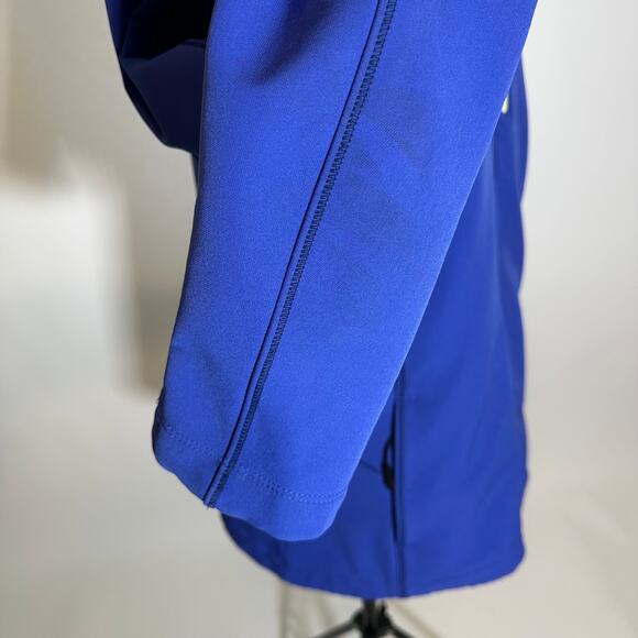 Columbia Hard Shell Fleece Lined Jacket Full Zip Water Resistant Womens Sz Large - Picture 8 of 12